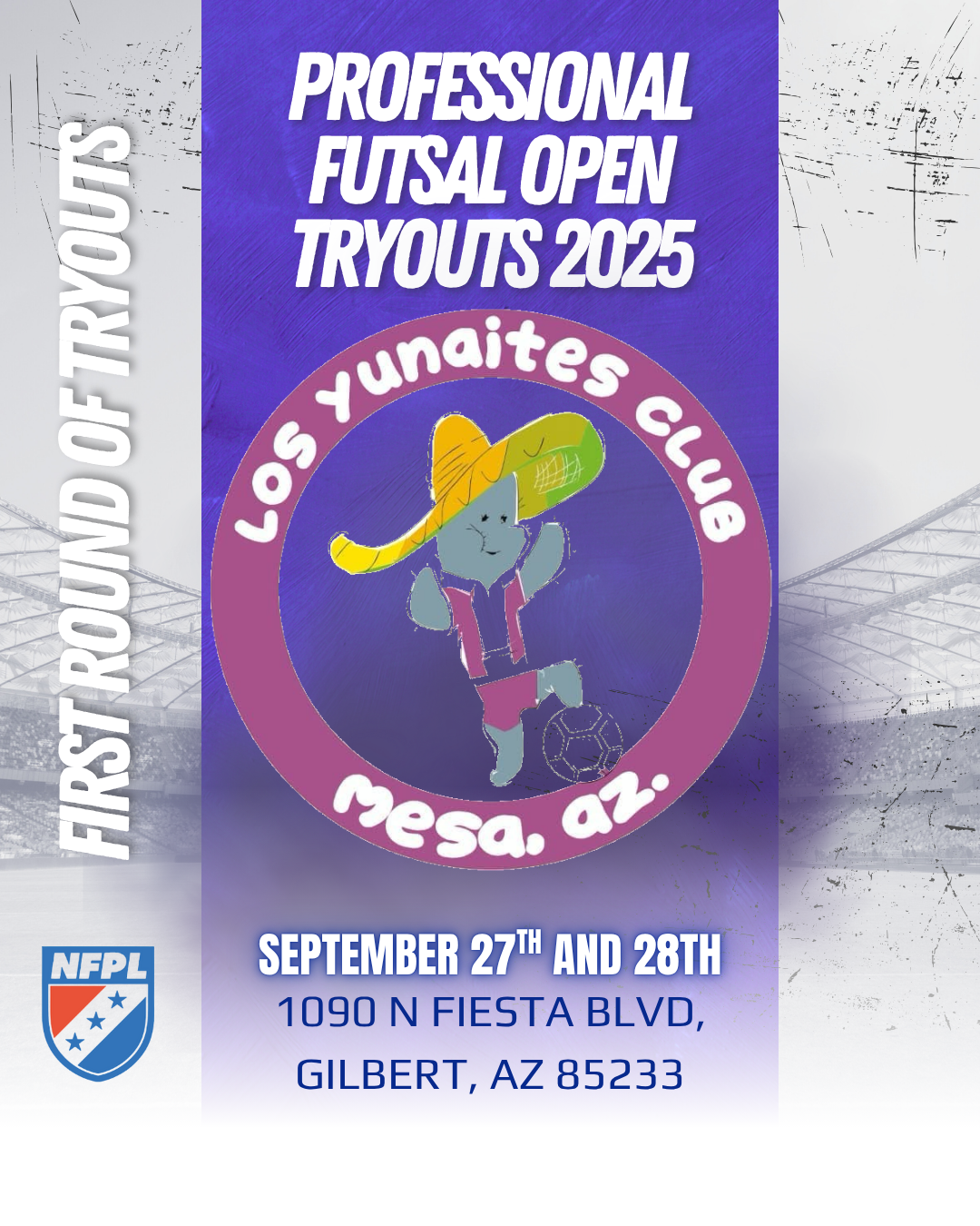 FIRST ROUND OF TRYOUTS